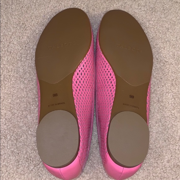 Talbots Gypsy Rose Pink Flats New without tags. Box no included. - Picture 6 of 6